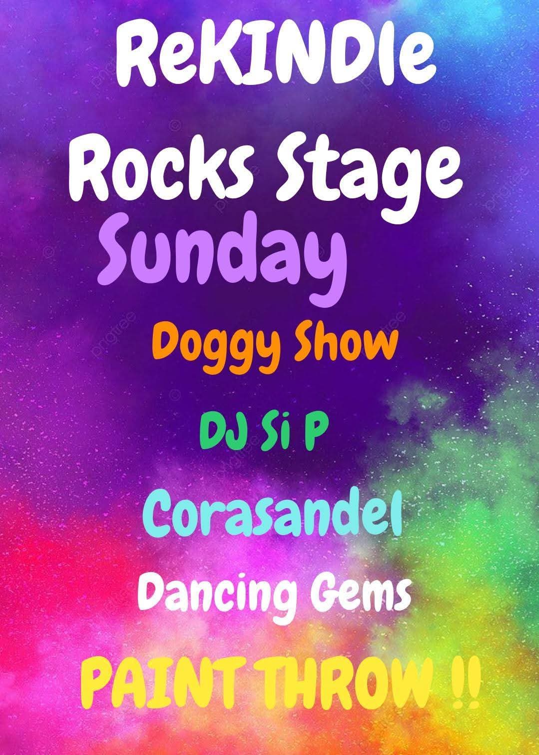 ReKINDle Rocks Stage Sunday poster.